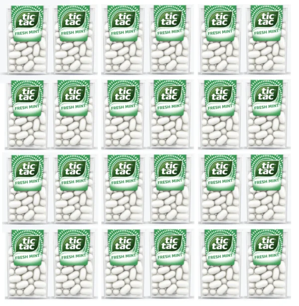 24 x Tic Tac Mint 18Gm