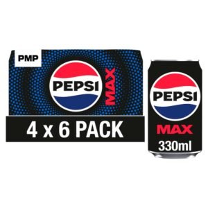 Coca-Cola OrigPepsi Max No Sugar Cola Cans 6 x 330mlinal Taste 4 x 6 x 330ml PM