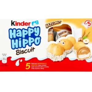 50 x Kinder Happy Hippo Hazelnut (10 X 5 Packs) 102.5G
