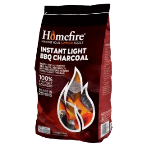 Homefire Instant Light Barbeque Charcoal - 2 Pack