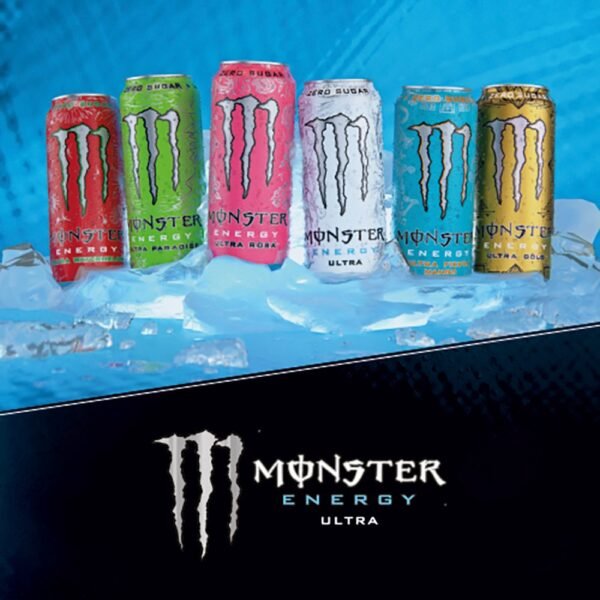 Monster Energy Drink Ultra Zero Sugar 4 x 500ml PM