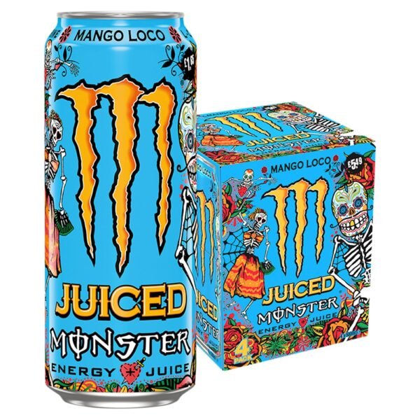 Monster Energy Drink Mango Loco 4 x 500ml PM
