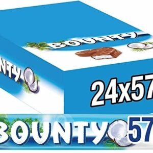 Bounty Coconut Milk Chocolate Duo Bar - Pack of 24 x 57G