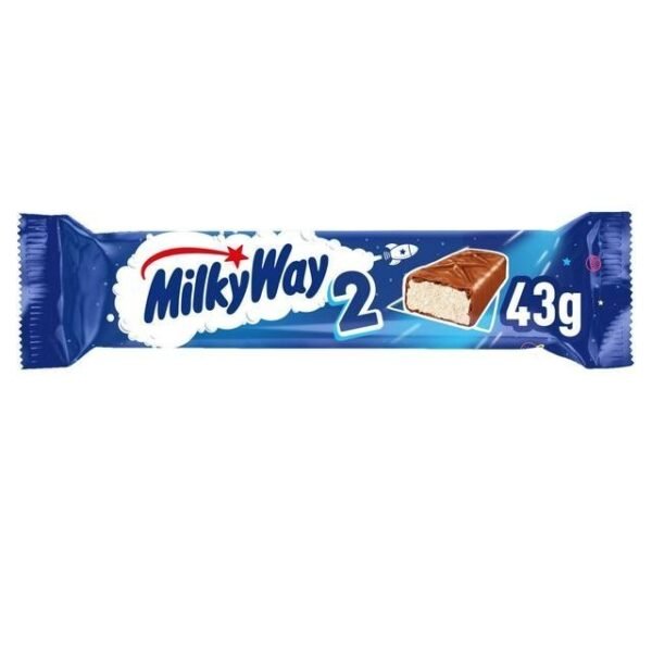 Milky Way Chocolate Duo Bar - 43G (Pack Of 48)